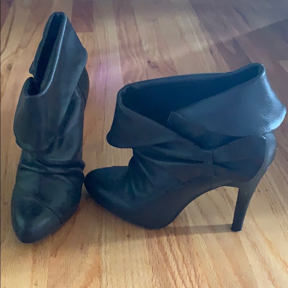 Dark brown ankle boots